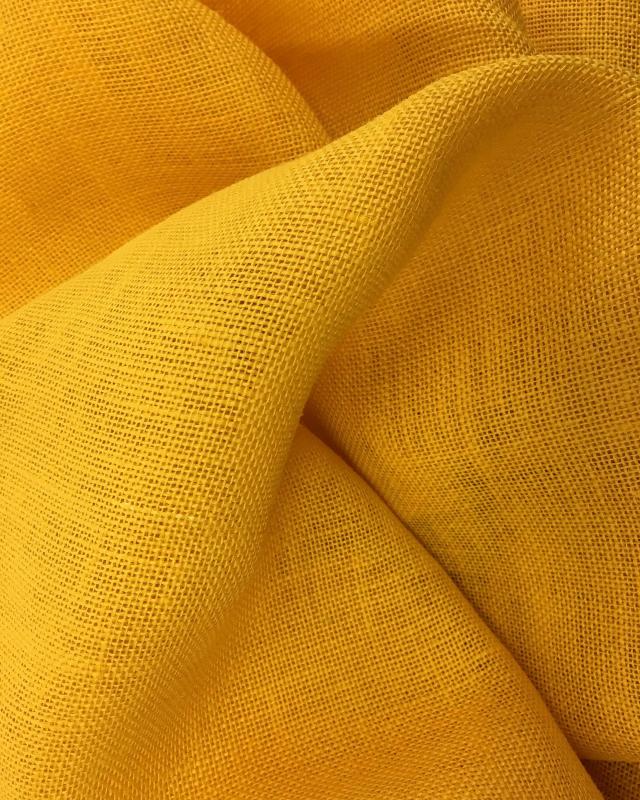 Toile de jute - 330 gr/m² - 260 cm - Jaune - Tissushop